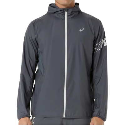 Asics Мъжко яке за бягане Asics Icon Jacket Running jacket - Carrier Grey - размер M (028-0825-0413)
