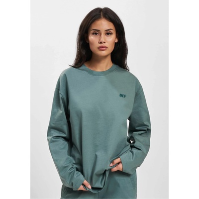 DEF Дамска блуза в зелено DEF Everyday UB-DFLLS030-00110 - Зелен, размер XL