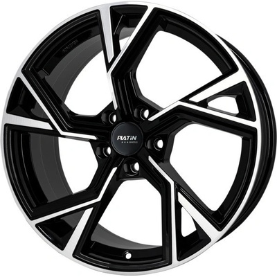 Platin P100 9,5x21 5x112 ET31 black polished