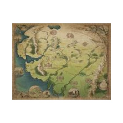The One Ring: Map of Eriador 1000 Piece Jigsaw Puzzle