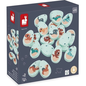 Janod pexeso Dinosaury 20 ks