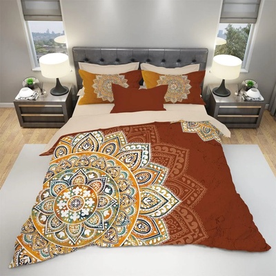 Ръчно изработено Спално бельо мандала Boho