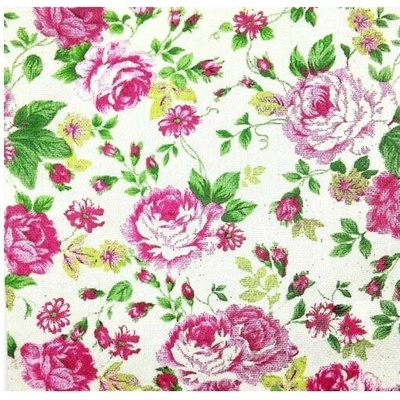 MAKI SLOG 031301 Cuisine Charme Couverts Roses servítky 3-vrstvy 20ks 33x33cm