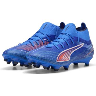 PUMA Дамски футболни бутонки Puma Ultra 5 Match+ Womens Firm Ground Football Boots - Blue/White