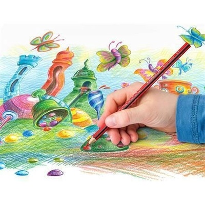 Staedtler Noris Colour trojhranné pastelky 12 farieb 4007817037218