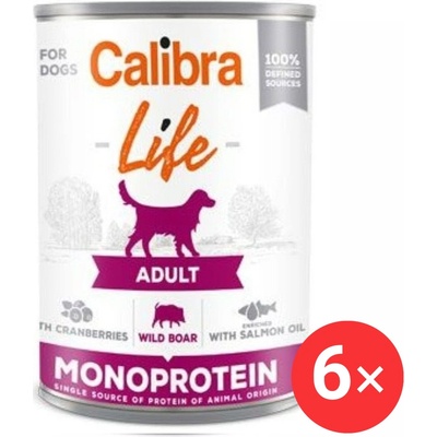 Calibra Dog Life Adult Wild Boar with Cranberries 6 x 400 g