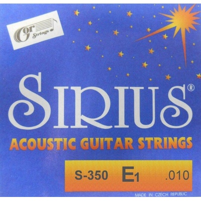 Jednotlivé struny Gorstrings pro sadu Sirius S 350 (.010) Typ struny: E1