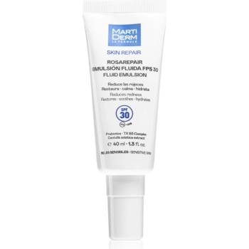 MartiDerm Skin Repair Rosarepair Fluid Emulsion SPF 30 хидратиращ флуид против зачервяване на кожата SPF 30 40ml