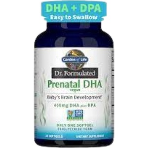Garden of Life Dr. Formulated Vegan Prenatal DHA [30 Гел капсули]