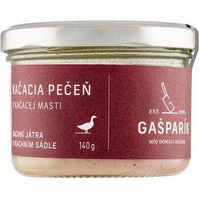 Gašparík Kačacia pečeň v kačacej masti 140 g