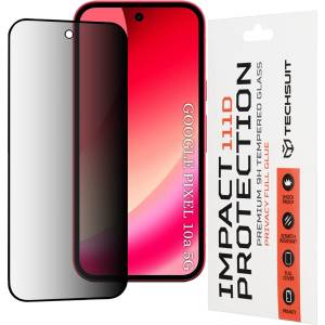 Techsuit Протектор за Google Pixel 10a - 111D Privacy Full Glue - Techsuit - Черен