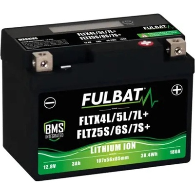 FULBAT LiFePO4 12V 3Ah 180A YTX4L-BS, YTX5L-BS YTZ5S-BS
