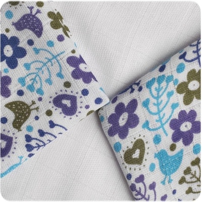 XKKO BMB Bambusové ubrousky 30x30 Flowers&Birds Boys MIX