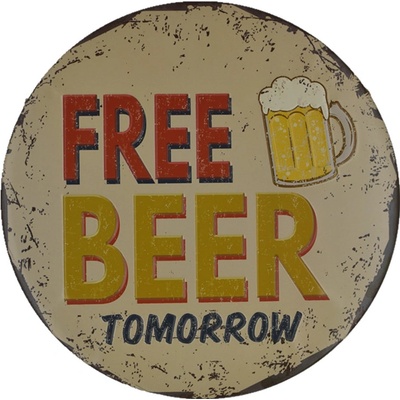 Ceduľa Free Beer