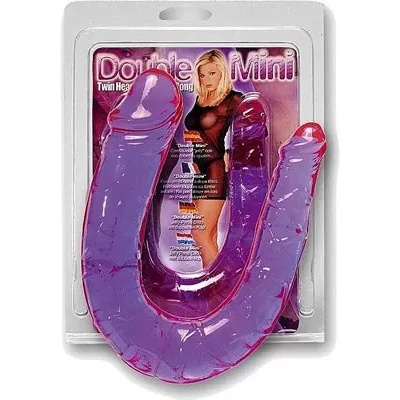 Двойно мини дилдо в лилав цвят, 30см - Double Mini Dong (SEVCR00301)