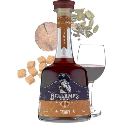 Bellamys Tawny Panama 8y 45% 0,7 l (holá láhev)