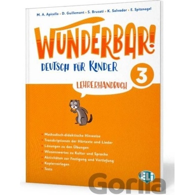 Wunderbar! 3 - Lehrerhandbuch + 2 Audio-CD