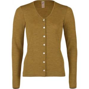 Engel Дамско вълнено яке Engel Women's Cardigan Wool jacket - Safran Melange - размер 38/40 (EU) (105-1510-0413)