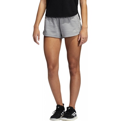 adidas dámske šortky Pacer 3-Stripes Woven Heather shorts Mgh Solid Grey
