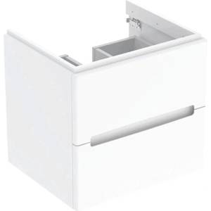 Geberit Стенен шкаф Geberit Modo, 2 чекмеджета, бял гланц, 60 см (502.878.01.1)