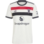 adidas Футболна фланелка Adidas Manchester United Third Shirt 2024 2025 Adults - White