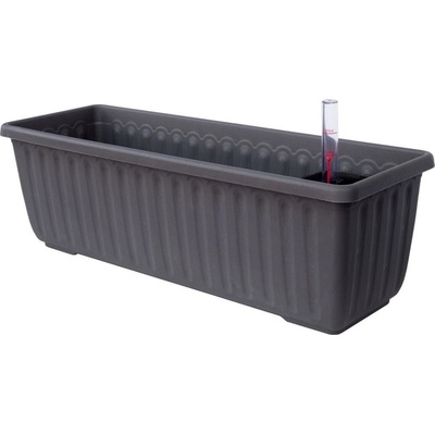 Plastia truhlík samozavlažovací Siesta LUX - anthracite 40 cm