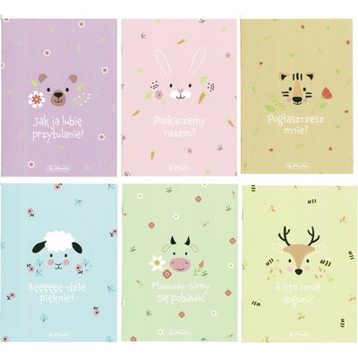 Herlitz Zošit na učenie písania A5 v troch linajkový Pastel Cute