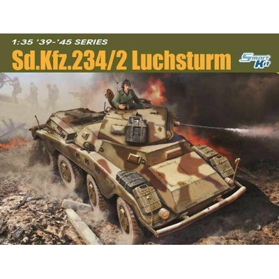 DRAGON Model Kit military 6696 Sd.Kfz. 234/2 LUCHSTRUM 1:35