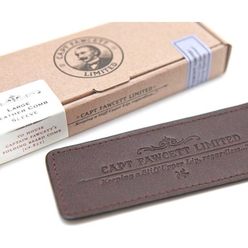 Captain Fawcett Accessories kožené puzdro na hrebeň CF.82T