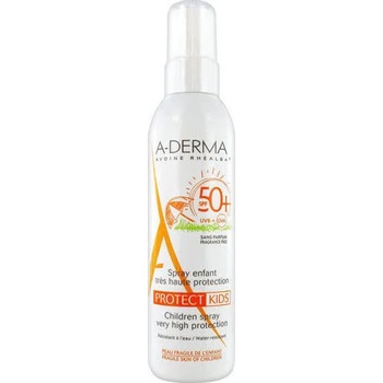 A-DERMA Слънцезащитен спрей за деца , A-Derma Protect Kids Spray Enfant SPF50+ 200ml