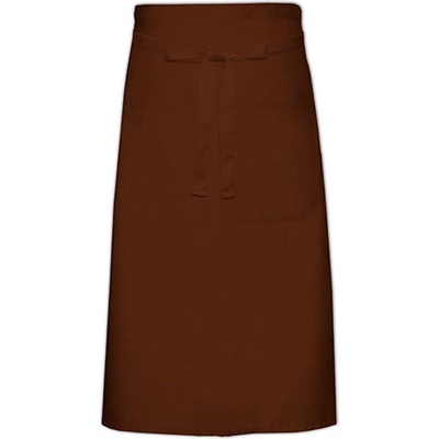 Link Kitchen Wear Kuchařská zástěra Xxl s kapsou X70140P Brown -ca. Pantone 476 70 x 140 cm