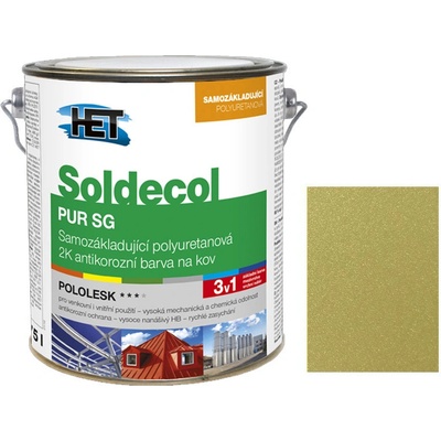 HET Soldecol PUR Kovářská Barva 2,1L SKB/HK 0930 zlatá