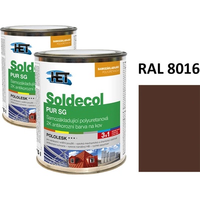 Soldecol PUR SG 0,75L RAL 8016