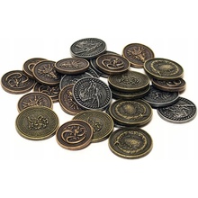 Draci sada 27 Kovových mincí RPG Larp