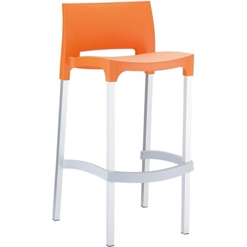 RFG Бар стол RFG Joy, пластмасов, оранжев (035 GIO/ORANGE)