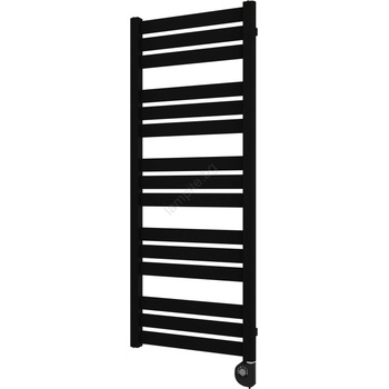Vertaduro - Радиатор за баня с термостат LUCY, 600 W, 125 x 50 см, черен (VR0040)