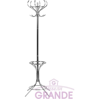 Mebeli Grande ЗАКАЧАЛКА ЗА ДРЕХИ СРЕБЪРНО СИЯНИЕ (3530015)