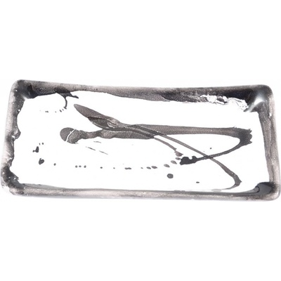 Ivanyna Art Mistička na sójovou omáčku Edako bílá s černými kaňkami 10,0 x 6,0 cm