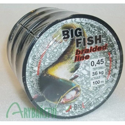 BROLINE Sumcová šňůra Big Fish 4X 100 m 0.45 mm