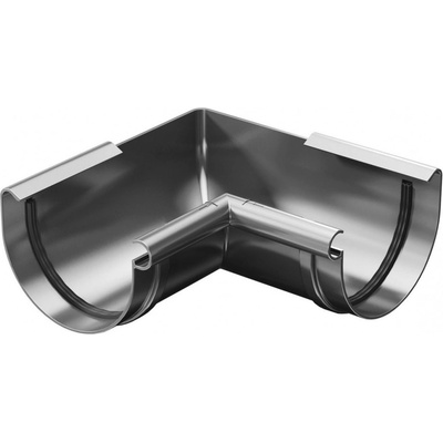 Gutta Aqua Plastový roh žlabu vnitřní 75 mm hnědý