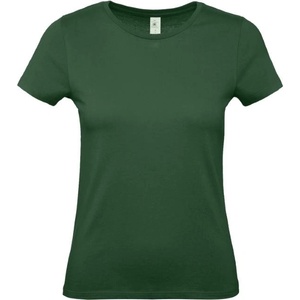 B&C Collection B&c e150 / Дамска тениска с обло деколте - бутилково зелено xl (01002t54004)