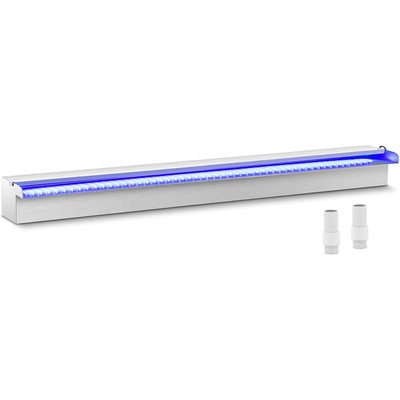 UNIPRODO Силен душ - 90 cm - LED осветление - Синьо / Бяло (UNI_WATER_35)