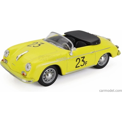Carrera Edicola Porsche 356 A Speedester Spider N Open 1955 Žlutá 1:43
