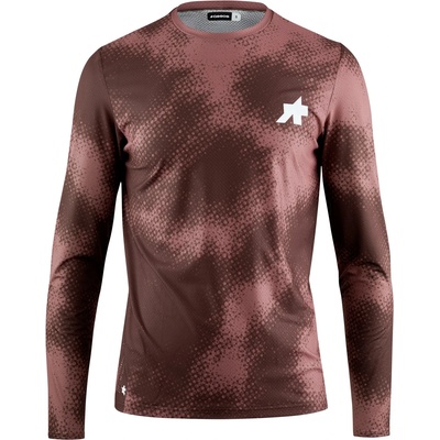 ASSOS Фланелка с дълъг ръкав за колоездене ASSOS Tactica L/S T-Shirt T5 Cycling jersey - Ground Brown (056-4006-0115)
