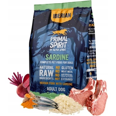 Primal Spirit Dog 70% Iberian Pork with Sardine 1 kg