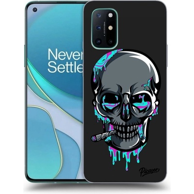 Púzdro Picasee silikónové OnePlus 8T - EARTH - Lebka 3.0 čierne
