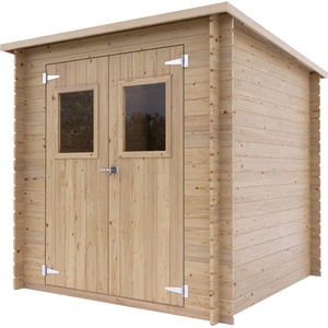 ALCE Градинска дървена къща Alce Casetta BH19 Vibo 198×198 см, едноскатен покрив (62697)