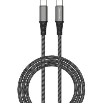 4smarts Кабел 4smarts PremiumCord 456266, от USB C(м) към USB C(м), 1.5m, 100W, черен