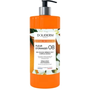 Doliderm Душ гел 2 в 1 Fleur D'Oranger 08, 1000 ml