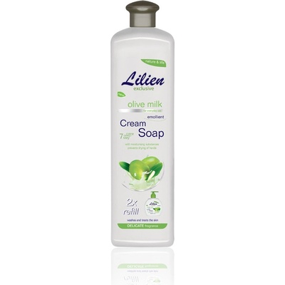 Lilien Olive Milk tekuté mydlo náhradná náplň 1 l